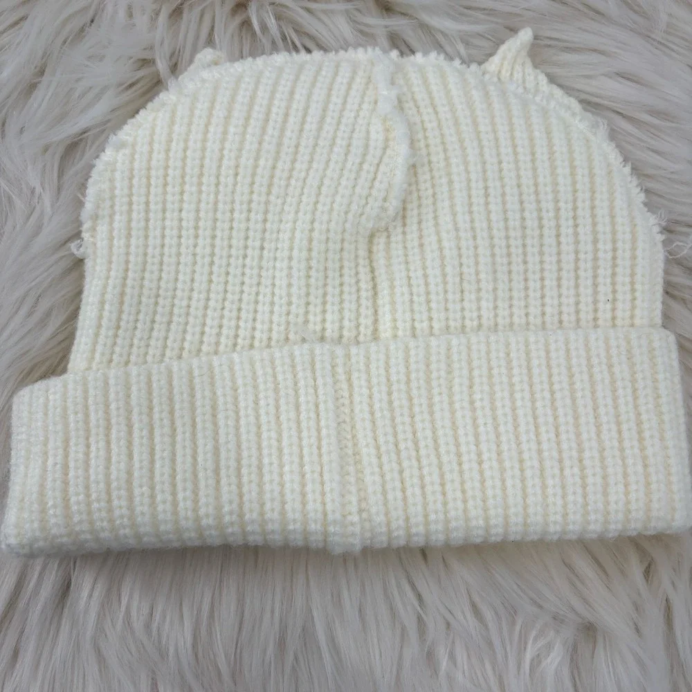 Loverboy Beanie Knit Hat With Ears